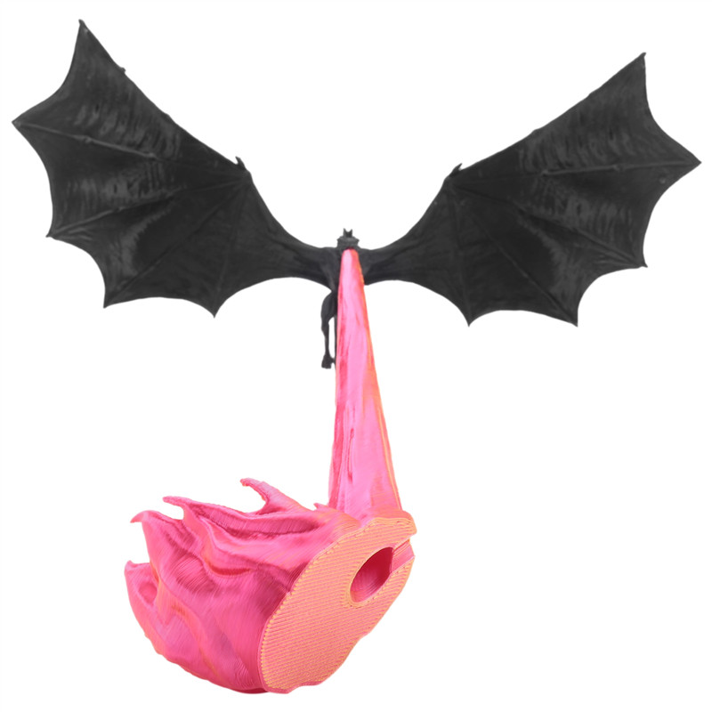 ABMH-Dragon Flames Book Nook,Halloween Dragon Book Nook Dragon Bookends,Dragon Statue Ornament Book 