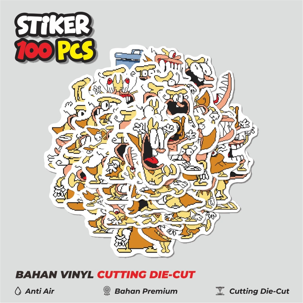 

Terbaru! 50 pcs Stiker Pizza Tower V23 Dekorasi Lucu Kreatif untuk Notebook, Skateboard, HP