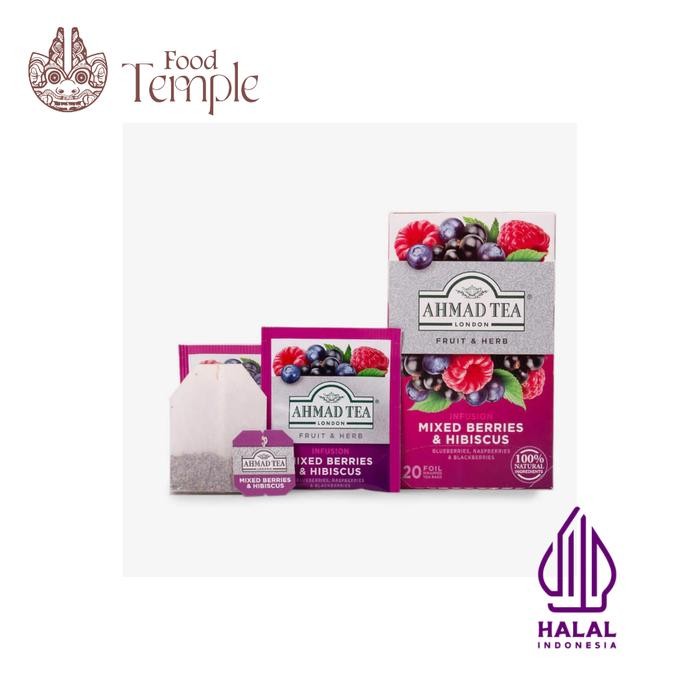 

Tea / Teh Ahmad Mixed Berries and Hibiscus Infusion - Caffeine Free Tea