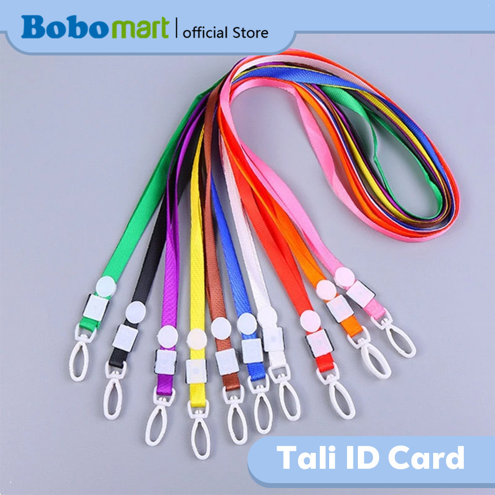 

BOBOMART 1 PCS LY10G 45 CM Tali ID Card Plastik Name Tag Holder - Papan Name Tag