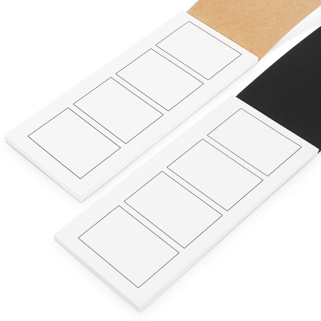 

2 pcs Pocket Notepad Sticky Memo Small Paper Journals Compact Writing Pads Script Notes Kids Different Colors Smooth