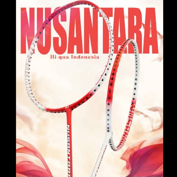 Raket Badminton HIQUA NUSANTARA 30LBS ORI HIQUA