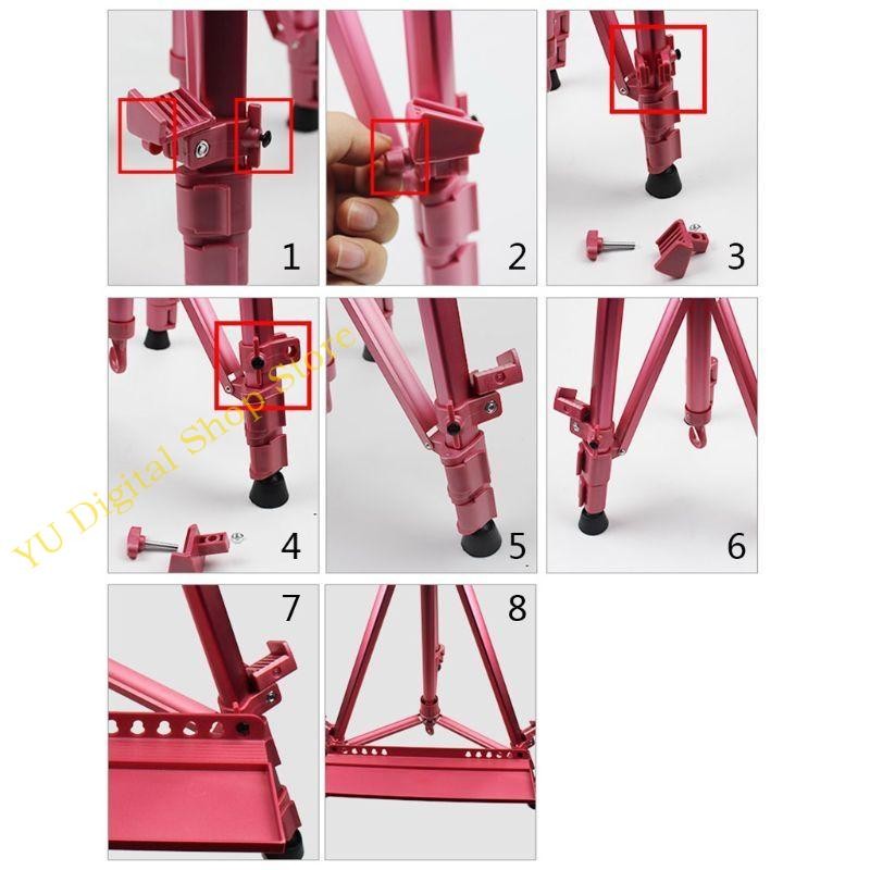 

96BA Detachable Easel Tray Shelf Plastic Replacement Sketch Rack Storage for Artists Painting Tools Art Supplies