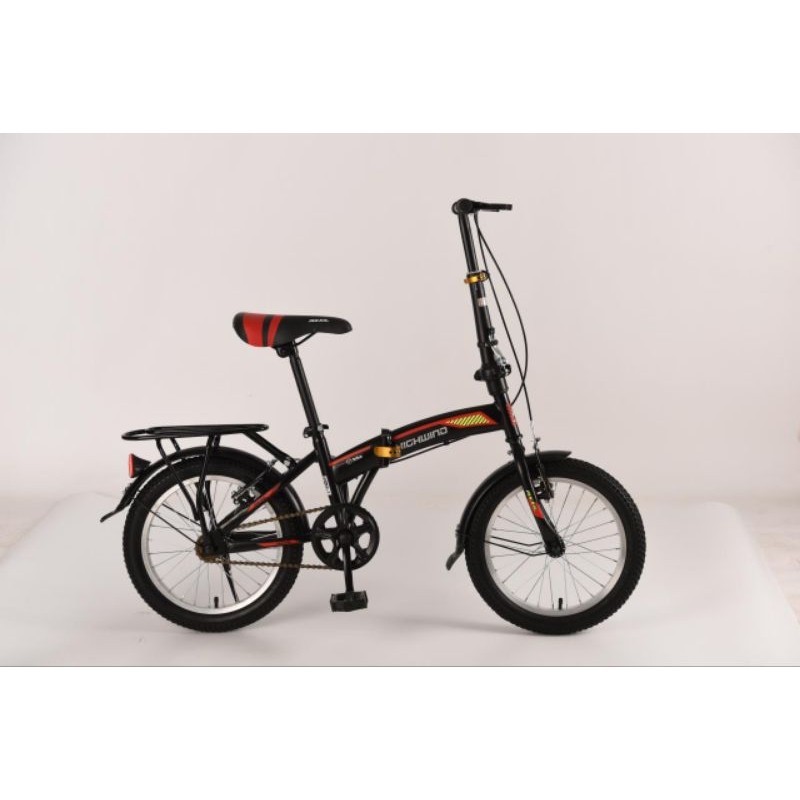 Sepeda lipat 16" single disc  untuk anak sd dewasa