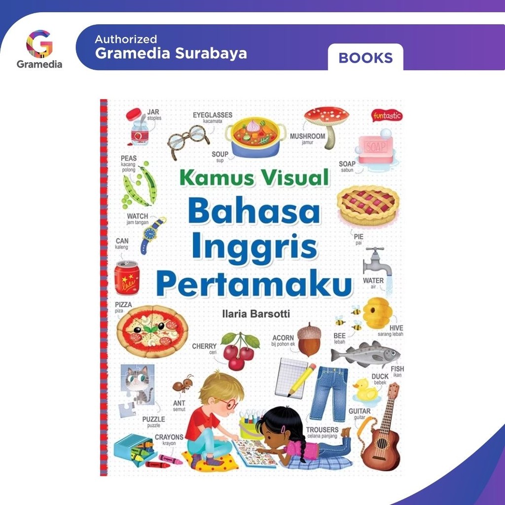 Gramedia Surabaya - Kamus Visual Bahasa Inggris Pertamaku