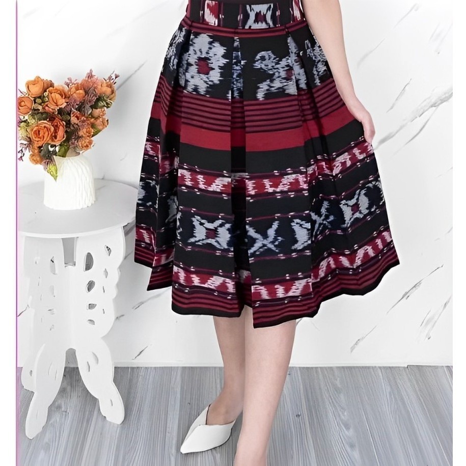 Rok Wiru Tenun Bawahan Wanita Etnick Tenun Troso NTT