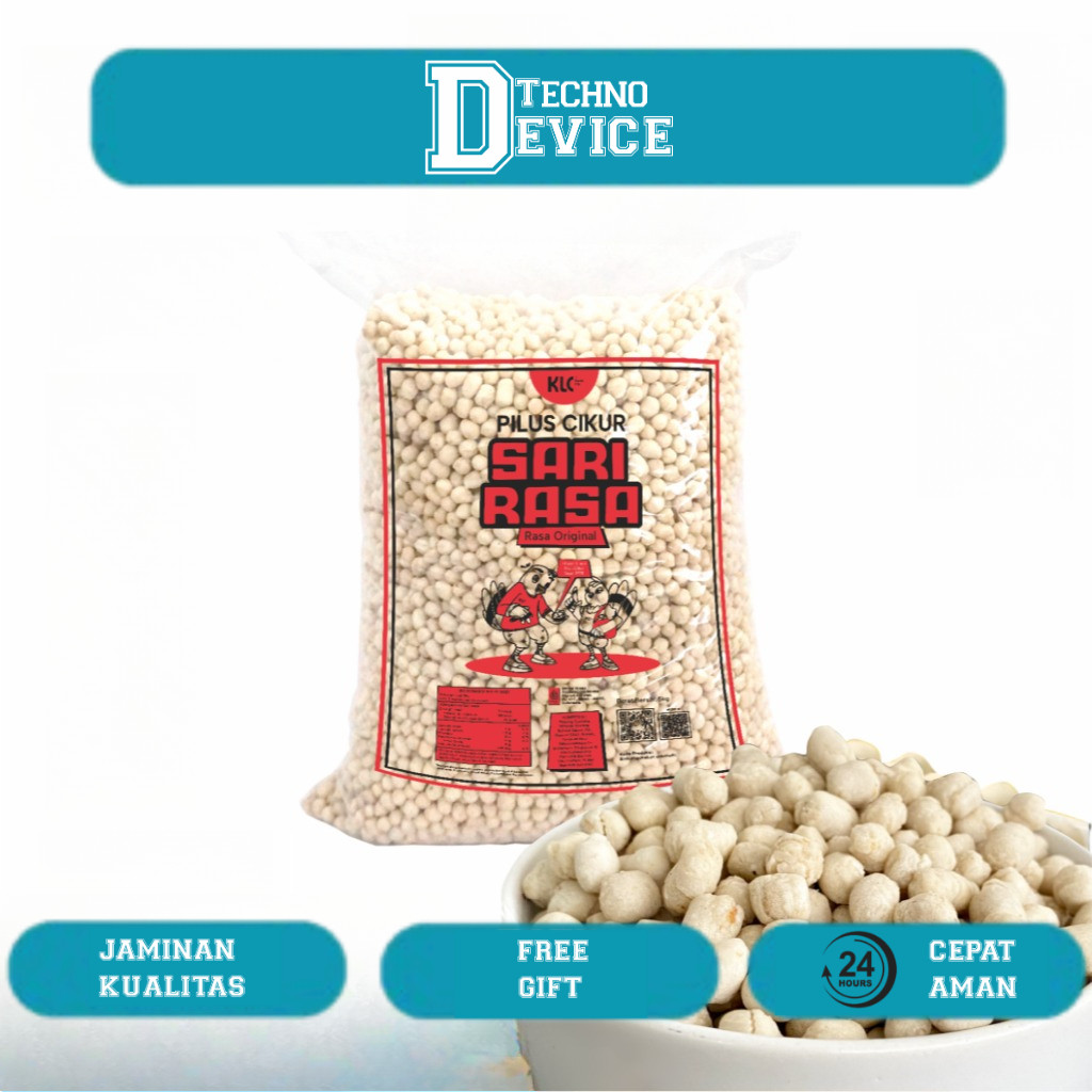 

Pilus Cikur / Kencur 5kg Sari Rasa KLC Food Co. Snack / Makanan Ringan Murah