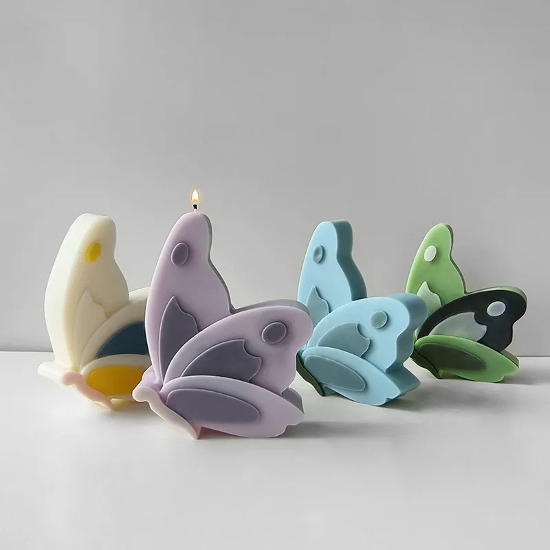 

Butterfly Candle Silicone Mold Animal Handmade Candles Plaster Epoxy Resin Ornaments Mould Home Decor Crafts
