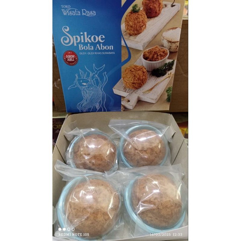 

spiku bola abon kemasan vakum oleh oleh khas surabaya