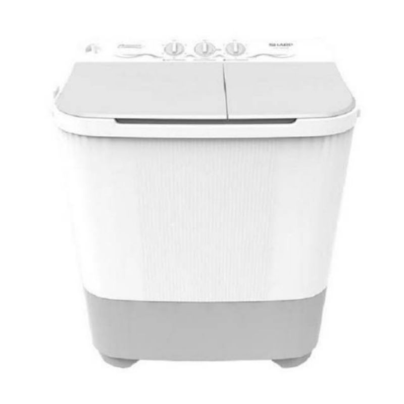 Kendal Jangan COD , Anteraja Promo SHARP Mesin Cuci 2 Tabung ES T 65MW GK 65NT MW WM NT Transparan 6