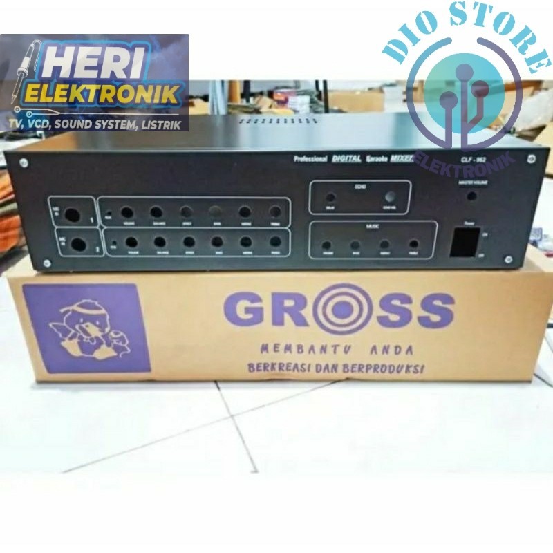 Box Power Mixer 2chanel Tipe CLF-962 Box saja