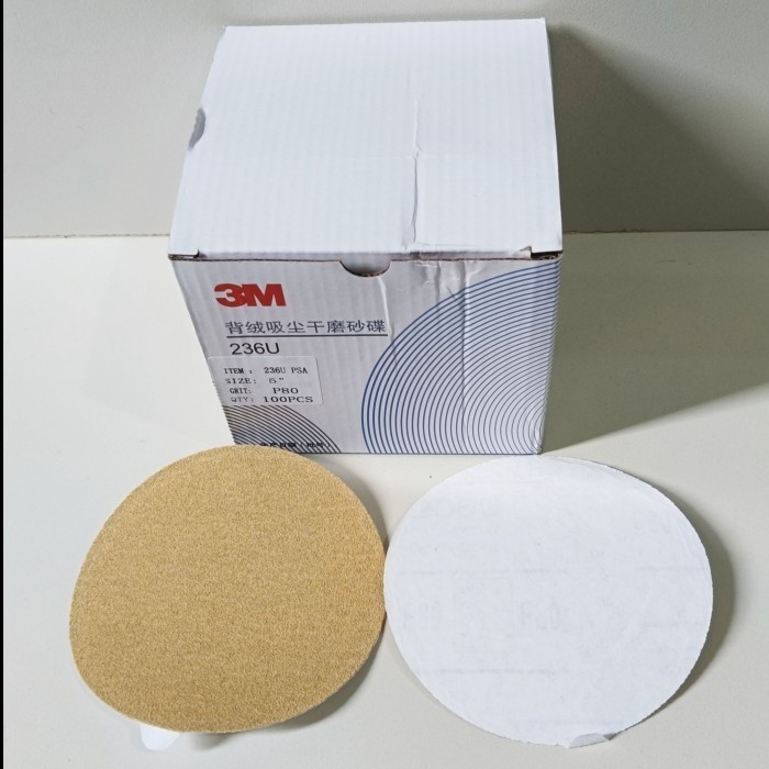 3M 236U Amplas 5" Stikit Lem Disc 216U Grit 80 120 240 320 400 600 800