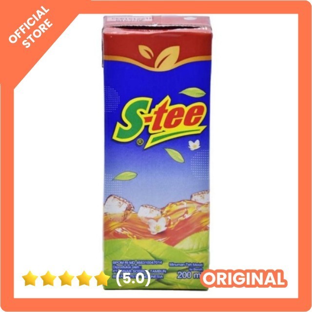 

S-Tee Minuman Teh botol kotak melati 200ml stee