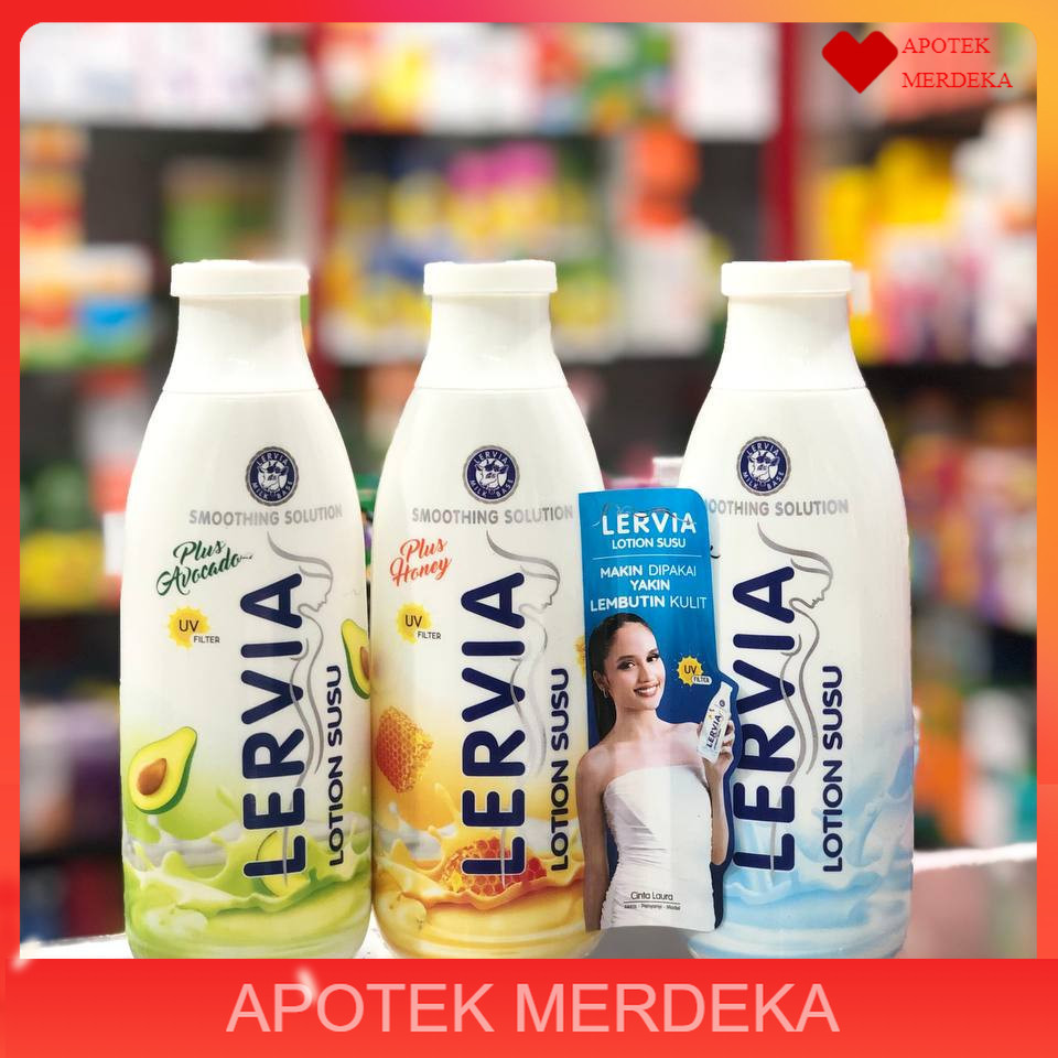 Lervia Lotion 200ml / Lervia Body Lotion Milk / Honey / Avocado 200 ML