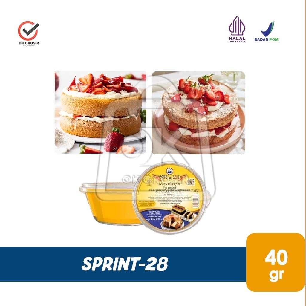 

Emulsifier Pengemulsi Kue Sprint-28 Sprint 28 Sprint28 (40 gr)