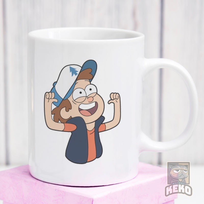gf dipper pines Mug Gelas Keramik Unik Keko