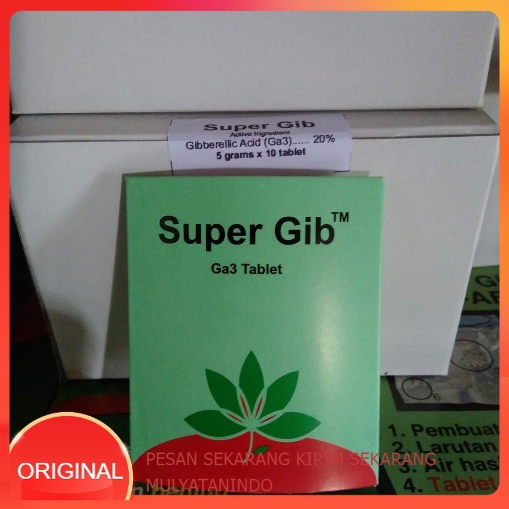 Super gib ga3 tablet supergib zpt supergip Super Gib SUPERGIB tablet GA3 GA 3 ORIGINAL ASLI Giberlin