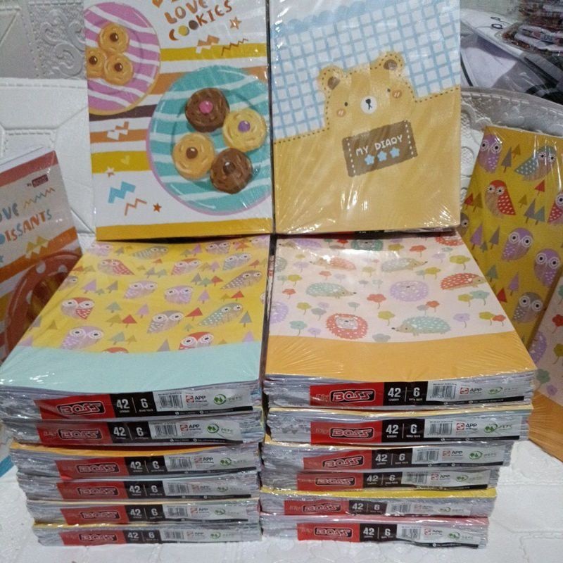 

( 6pc ) Big Boss Buku Tulis Sidu isi 42 Lembar Besar Ukuran A5 Murah