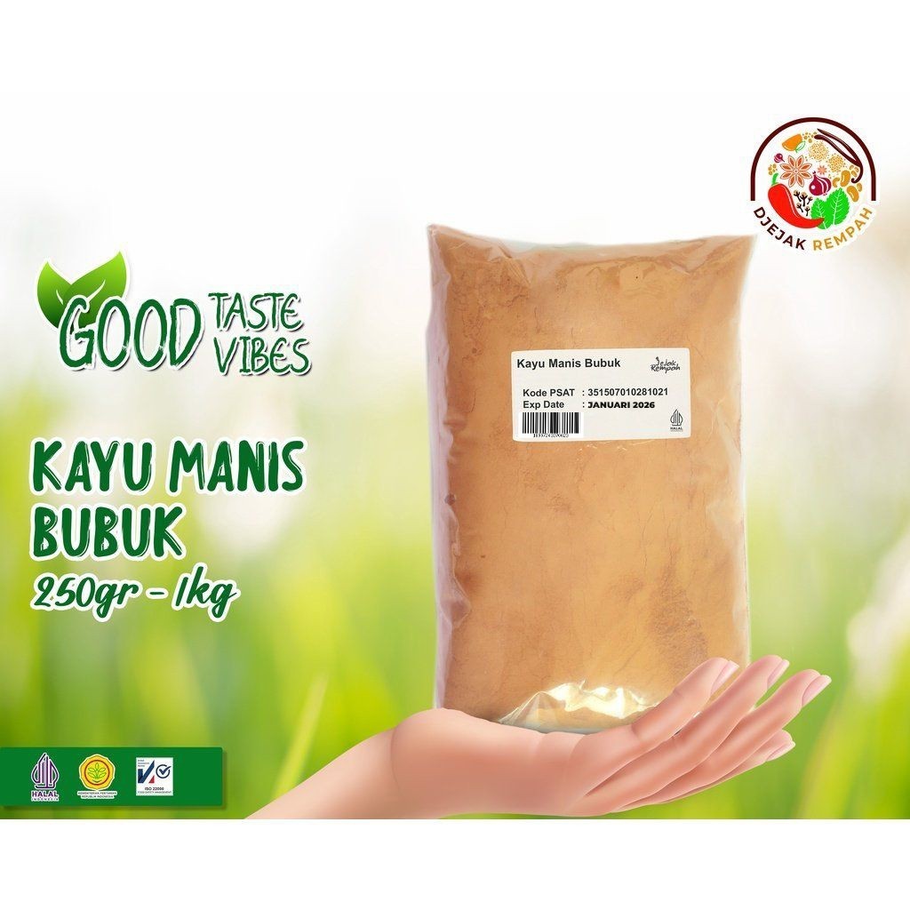 

Kayu Manis Bubuk / Cinnamon Powder Premium - 100% Rempah Murni