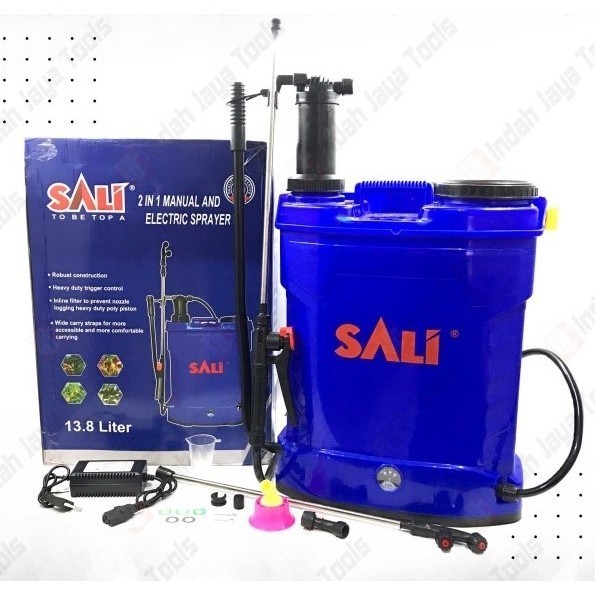 Alat Semprot Hama Elektrik 13.8 Liter Gendong Sprayer