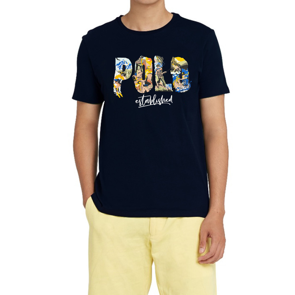 POLO - 7660.38 Mens T-shirt  - Navy