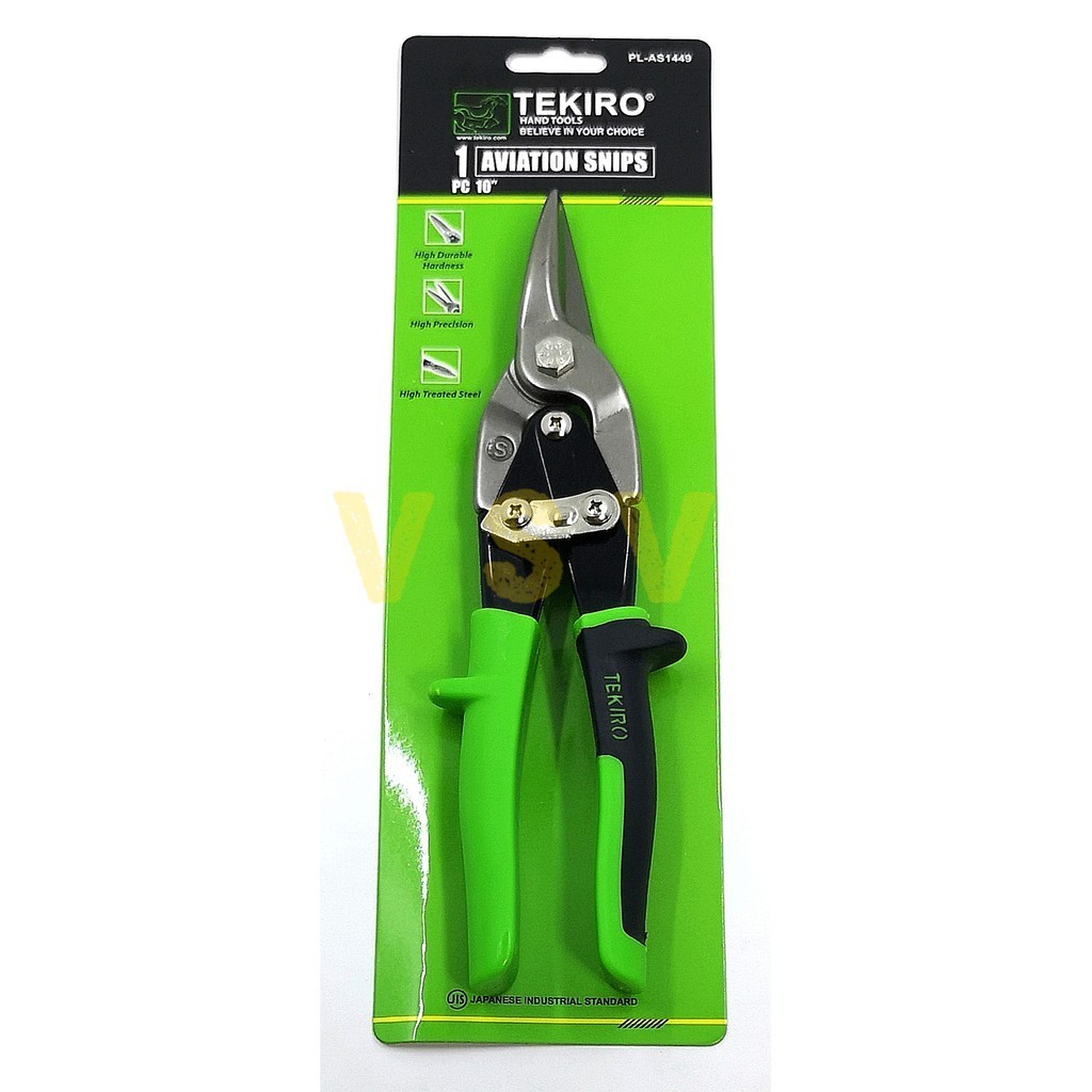 

TEKIRO GUNTING SENG AVIATION SNIPS 10 INCH Gunting baja ringan / gunting plat GUNTING SENG TEKIRO 10