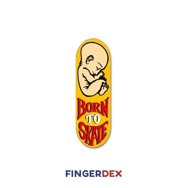 Yellowood Fingerboard Deck : Born To Skate II