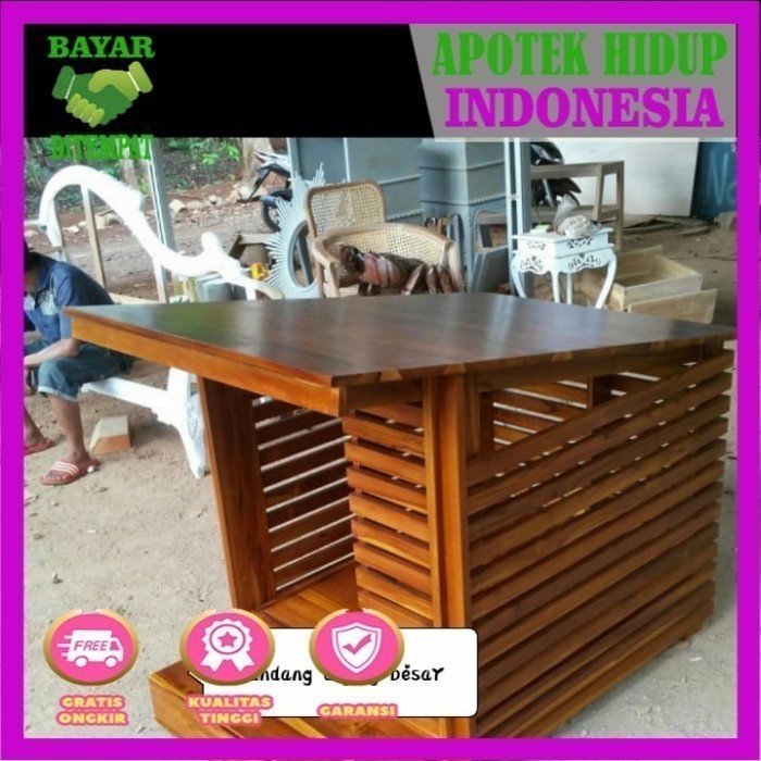 kandang anjing kayu besar murh / kandang anjing / kandang anjing murah