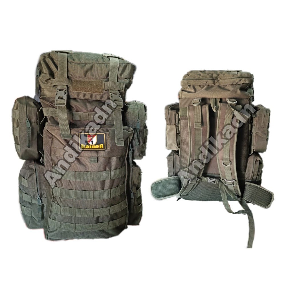 tas ransel tni jumbo tas ransel rider tas gandong jumbo pengendara hijau army