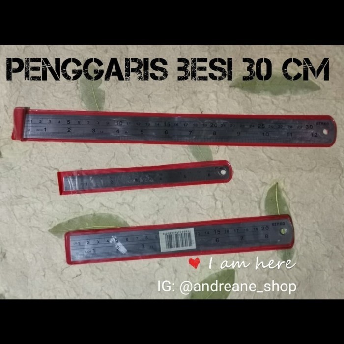 

Penggaris Besi 30 CM