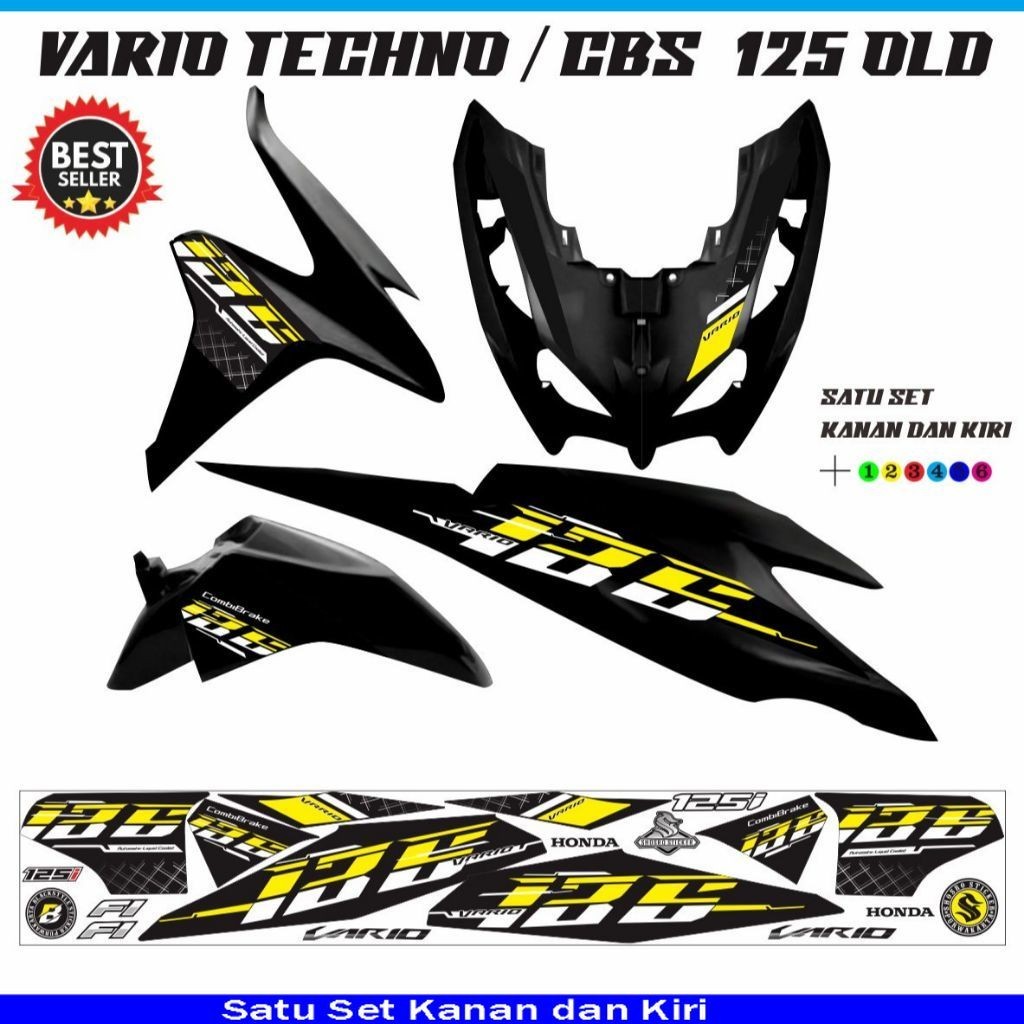 STRIPING CLICK / STIKER VARIO 125 FI OLD / STRIPING VARIO TECHNO 125 STRIPING VARIO