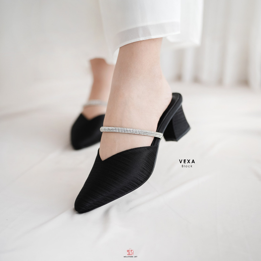 fr54pj Damelia Vexa Heels Wanita