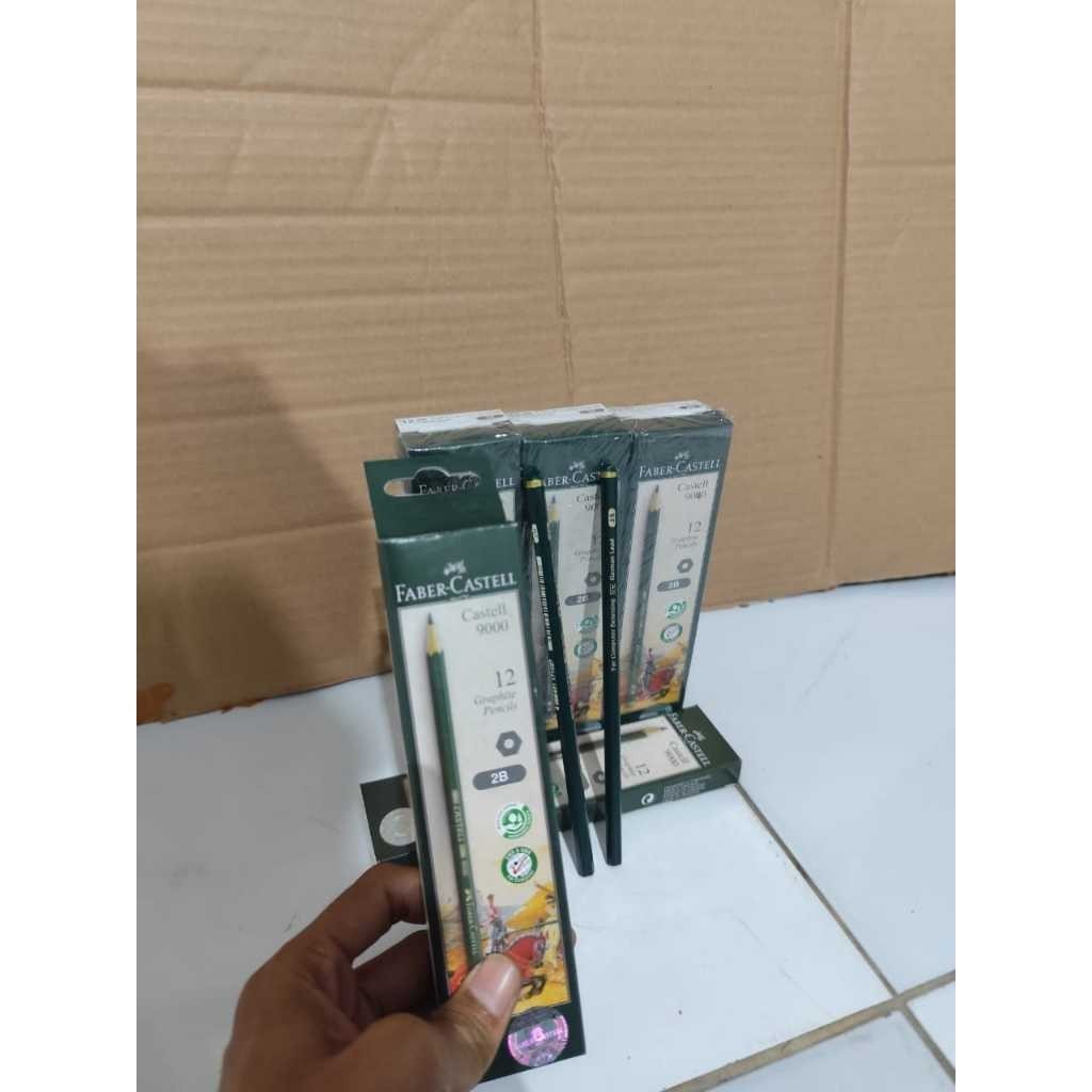 

[GROSIR] 6 PACK Pensil Faber Castell 2b Isi 6 Pack (72 pcs) / Per Pack Isi 12 pcs