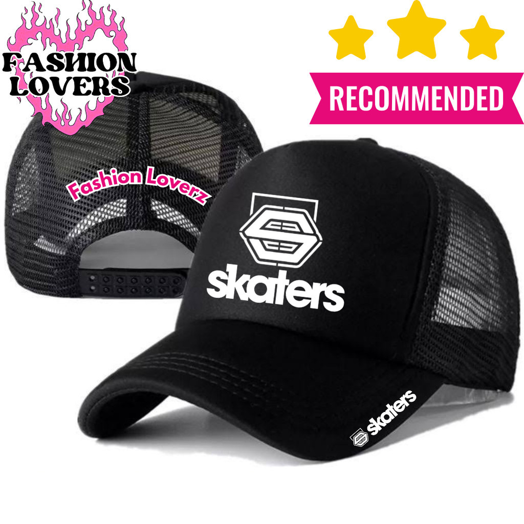 Fashion Loverz Topi Trucker SKATERS - Topi Distro SKATERS Logo - Topi SKATERS Premium - Topi Pria De