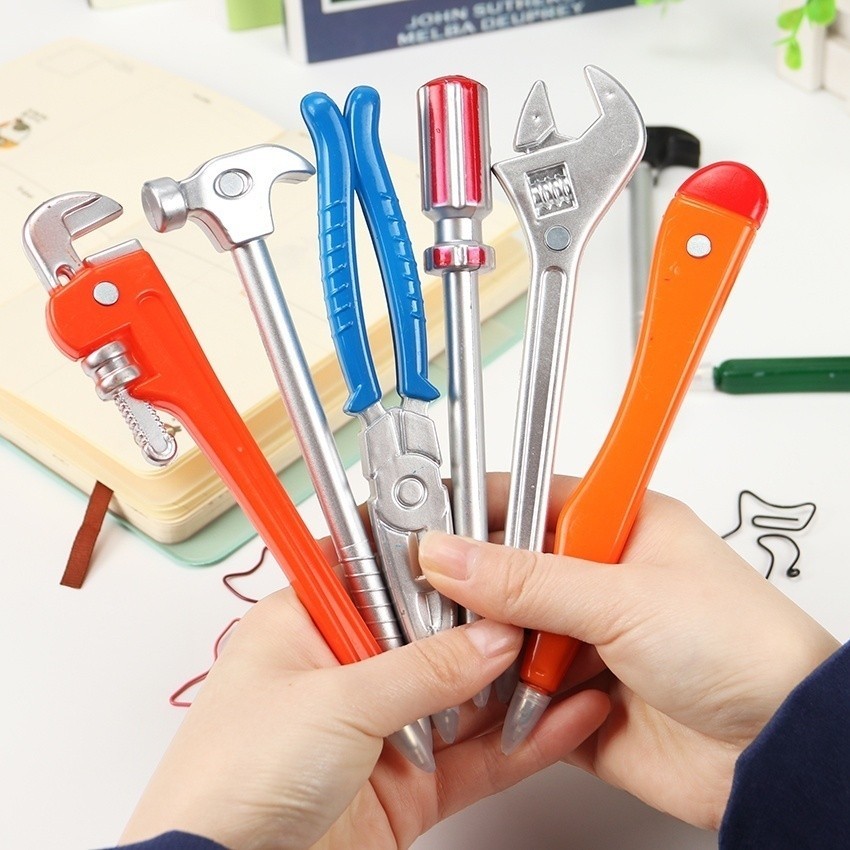 

Simulation Hardware Tools Vise Hand Knife Hammer Creative Stationery Ballpoint Pens Pen Office School Supplies Ball Point Pen