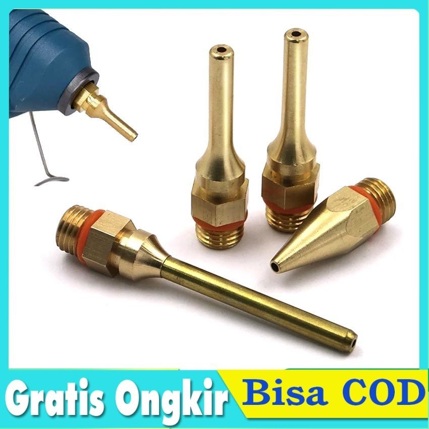 

Nozzle Lem Tembak Bahan Tembaga / Caulking Caulk Nozzle Sealant Finishing Tools Adapter Kepala Diameter Besar Pendek Panjang