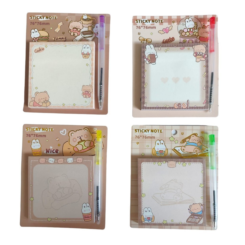 

STICKY NOTES A02 / STICKY NOTES LUCU / STICKY NOTES PLUS PULPEN MINI / MEMO MINI