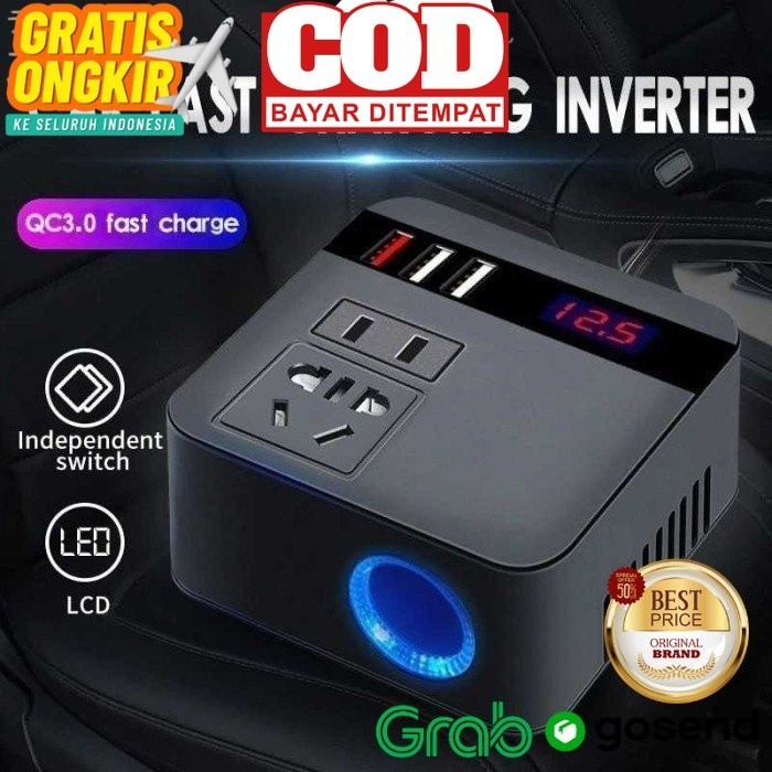 E - CAR STUFF K7 / CHARGER SERBAGUNA UNTUK MOBIL DM