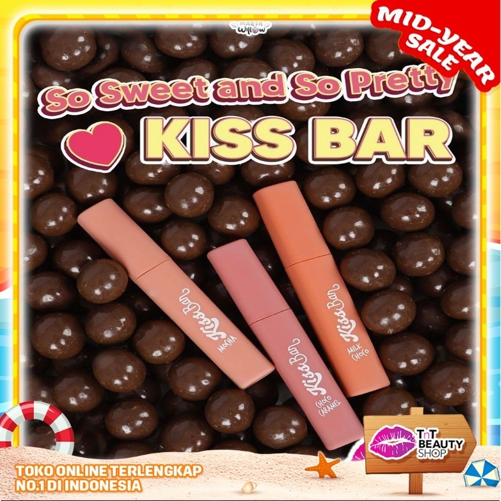 Marshwillow Kiss Bar Lip Cream With Vit E by Natasha Wilona - Lipstick Choco Series