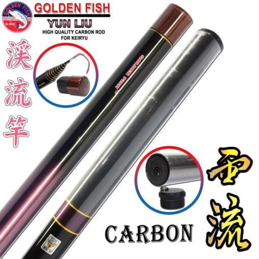 WJF Rod Golden Fish Yunliu 450 Joran Tegek Ruas Panjang Bahan Carbon Action Medium Ujung Lentur Tang