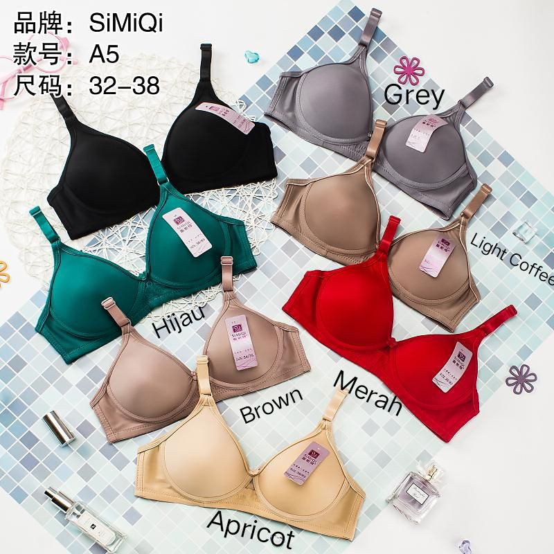 3 PCS | Bh Lingcao Original / Bra Push Up Bh Busa Tanpa Kawat Oreo / Simiqi A5