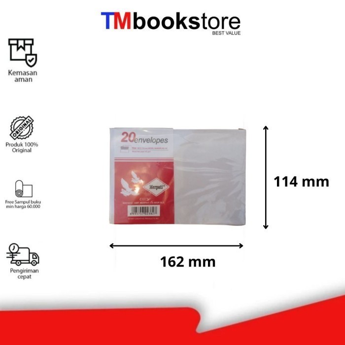 

AMPLOP MERPATI 110-80 SLC @20 AA62474312 TMBOOKSTORE