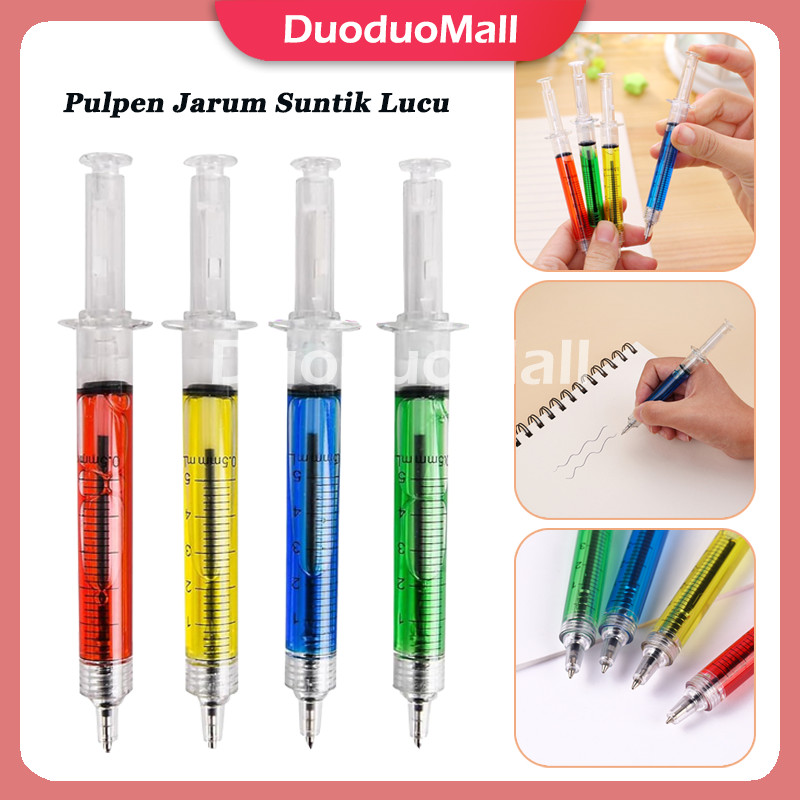 

Pulpen Jarum Suntik Lucu /Syringe Ballpoint Pen