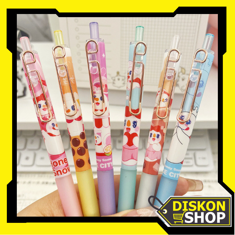 

Diskon Shop - S6368 Pulpen Mekanik / Bolpoin Mekanik Motif Kartun / Pena Gel Mekanik Lucu / Set Pena Kartun Isi 6 PCS