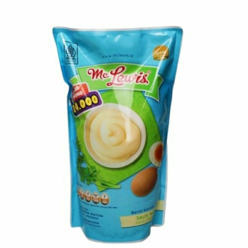 

Mayonnaise Serbaguna Mayor MC Lewis Mayonaise Untuk Makanan Kemasan 1KG/Mayo Lewis