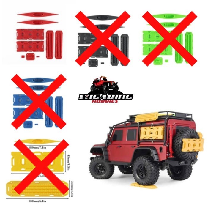 OG99 ACCESSORIES ADVENTURE TRAXXAS TRX4 AKSESORIS RC OFFROAD