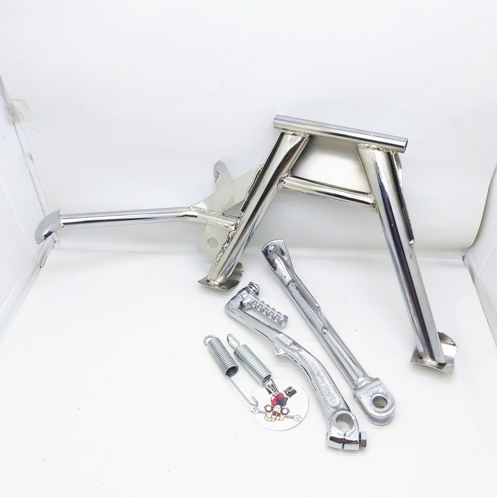 STANDAR DUA RING 14 CHROME + STANDAR SAMPING RING 14 CHROME + SELAHAN CHROME BEAT DELUXE BEAT STREET