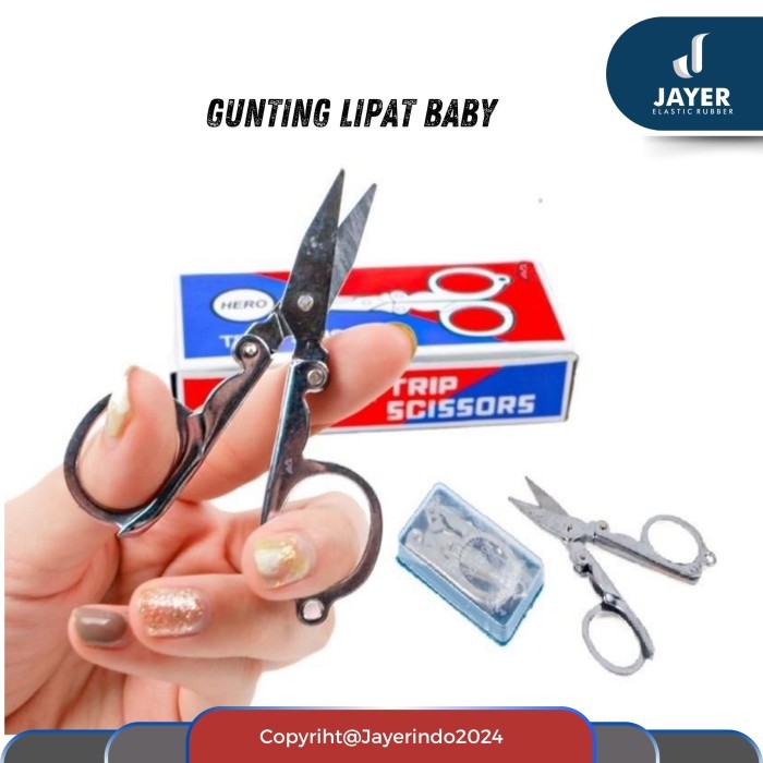 

Gunting lipat mini Hero trip scissors stainless steel
