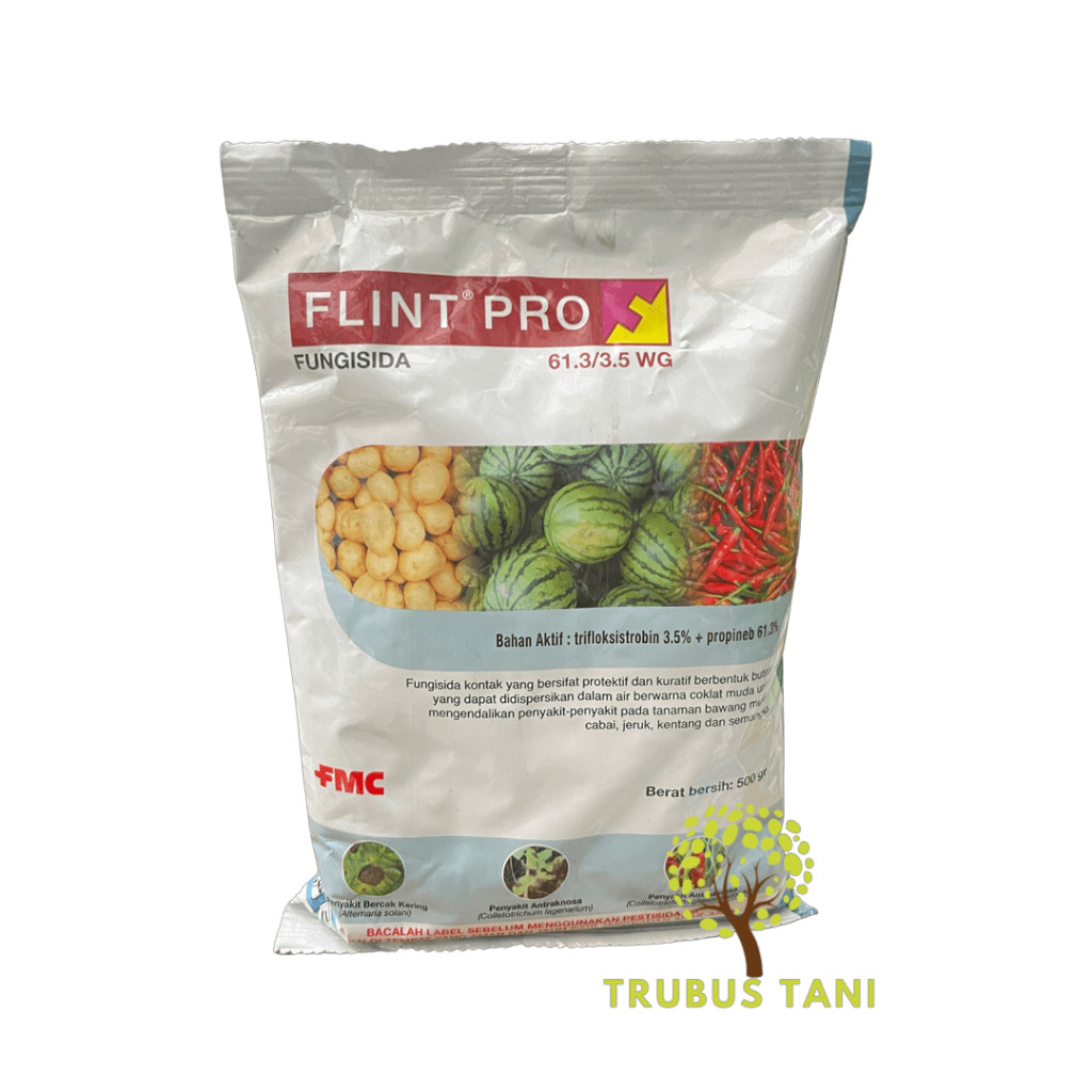 FLINT PRO 61.3/3.5WG 500GR FUNGISIDA (spelialis busuk daun dan busuk batang)