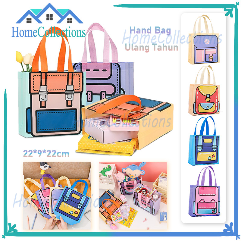 

Tas Spunbond Nonwoven/Hand Bag Ulang Tahun/Tas Belanja Ulang Tahun Lucu/Souvenir Hampers Bag Lucu Tas Sekolah